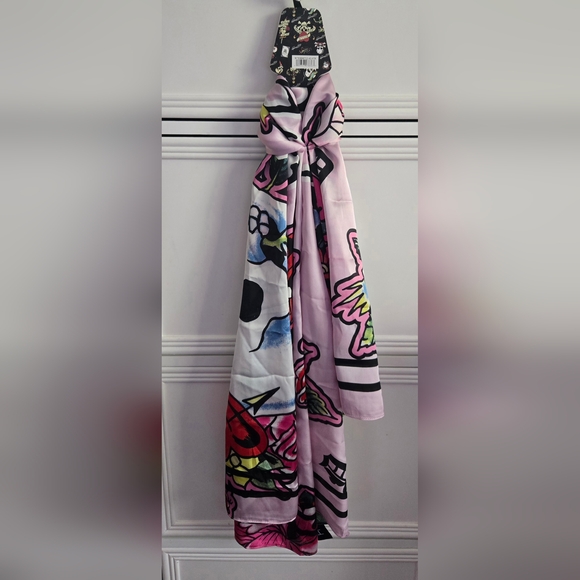 Ed Hardy Multicolor Scarf - Picture 2 of 9